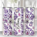 pastel kawaii witch purple gothic 20oz straight tumbler