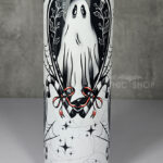 christmas spirit ghost candy canes gothic christmas 20oz straight tumbler
