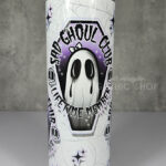 sad ghoul club lifetime member ghost gothic 20oz straight tumbler