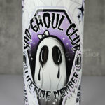 sad ghoul club lifetime member ghost gothic 20oz straight tumbler
