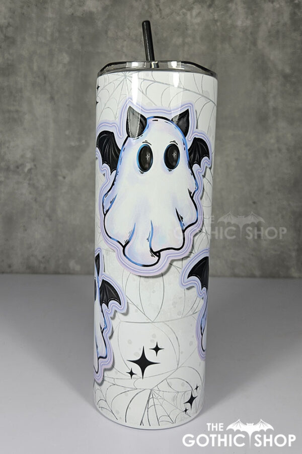 imposter bat ghost gothic 20oz straight tumbler