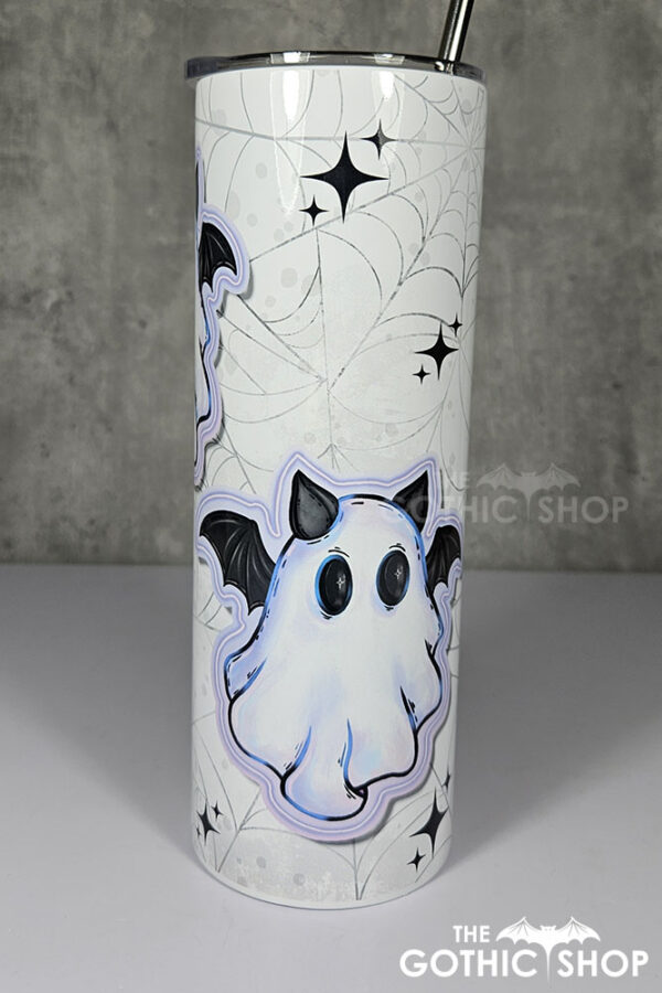 imposter bat ghost gothic 20oz straight tumbler