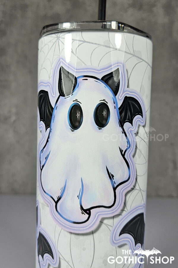 imposter bat ghost gothic 20oz straight tumbler