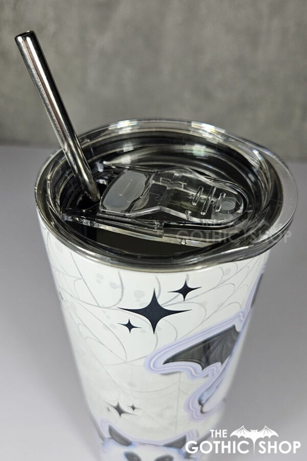 imposter bat ghost gothic 20oz straight tumbler