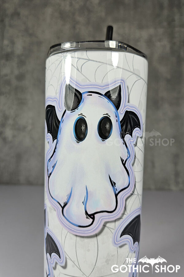 imposter bat ghost gothic 20oz straight tumbler