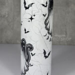 cat ghost crystal moon gothic 20oz straight tumbler