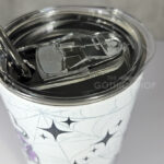rosita bat purple rose cobwebs gothic 20oz straight tumbler
