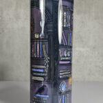 dark romance oddities library bookcase burgundy gothic 20oz straight tumbler