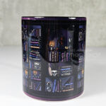 dark romance oddities library bookcase ombre gothic ceramic mug