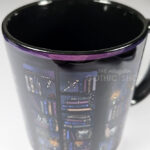 dark romance oddities library bookcase ombre gothic ceramic mug