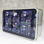 dark romance oddities library bookcase purple galaxy gothic rectangular tin
