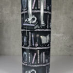 witchy curios rustic grey bookshelves gothic 20oz straight tumbler