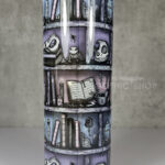 witchy curios rustic bookshelves grungy colours gothic 20oz straight tumbler