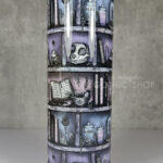 witchy curios rustic bookshelves grungy colours gothic 20oz straight tumbler