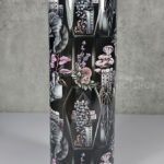 cottagecore bookshelves mushrooms and black/grey tabby cat gothic 20oz straight tumbler