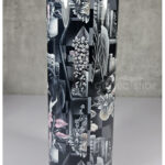 cottagecore bookshelves mushrooms and black/white cat gothic 20oz straight tumbler