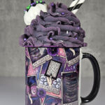 tarot cards reader hoarder ombre witchy ceramic mug