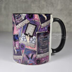 tarot cards reader hoarder ombre witchy ceramic mug