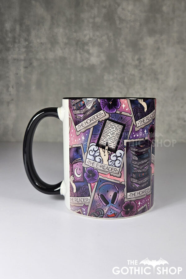 tarot cards reader hoarder ombre witchy ceramic mug