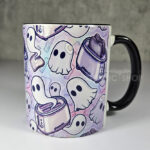 toastie ghosties pastel spooky ceramic mug