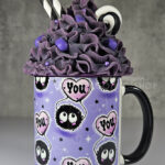 soot sprite heart love you ceramic mug