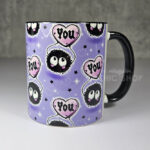 soot sprite heart love you ceramic mug