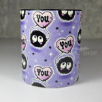 soot sprite heart love you ceramic mug