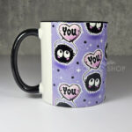 soot sprite heart love you ceramic mug