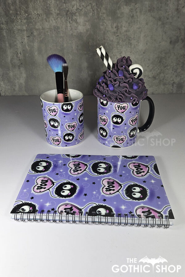 soot sprite heart love you ceramic mug