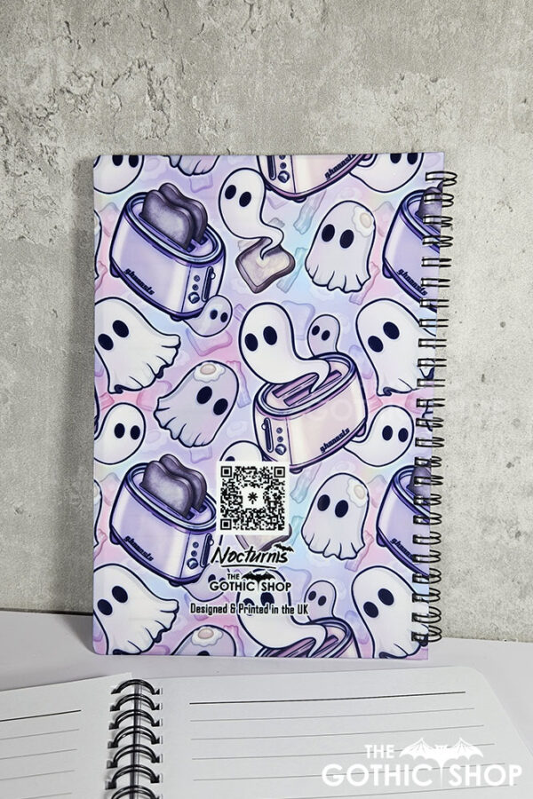toastie ghosties pastel spooky a5 notebook journal