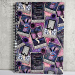 tarot cards reader hoarder ombre witchy a5 notebook journal