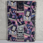 tarot cards reader hoarder ombre witchy a5 notebook journal