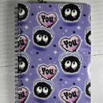soot sprite heart love you a5 notebook journal