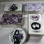 toastie ghosties pastel spooky rectangular tin