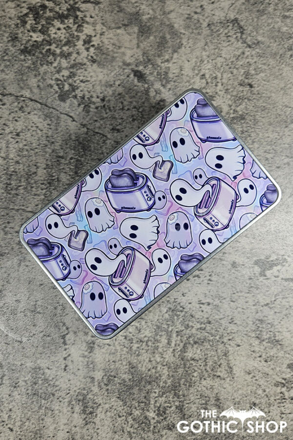 toastie ghosties pastel spooky rectangular tin