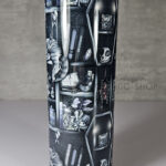 witchy curios & grey tabby cat coffin bookshelves bookish gothic 20oz straight tumbler (copy)