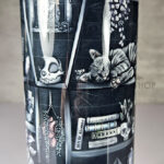 witchy curios & grey tabby cat coffin bookshelves bookish gothic 20oz straight tumbler (copy)