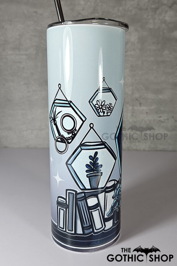 bookish nook spider bookshelves bookish gothic 20oz straight tumbler