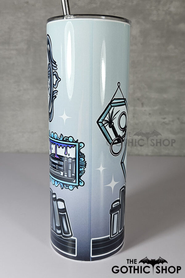 bookish nook spider bookshelves bookish gothic 20oz straight tumbler