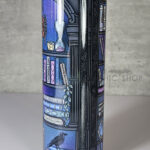 dark romance oddities library bookcase bookish ombre gothic 20oz straight tumbler