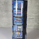 dark romance oddities library bookcase bookish ombre gothic 20oz straight tumbler