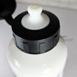 purple pumpkins & ghosts 600ml screw lid metal sports water bottle