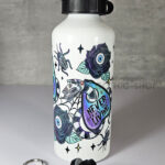 never trust the living sandworm & planchette 600ml screw lid metal sports water bottle
