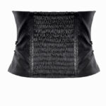 cw088 buckle faux leather corset by dark in love