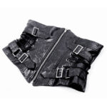 cw088 buckle faux leather corset by dark in love