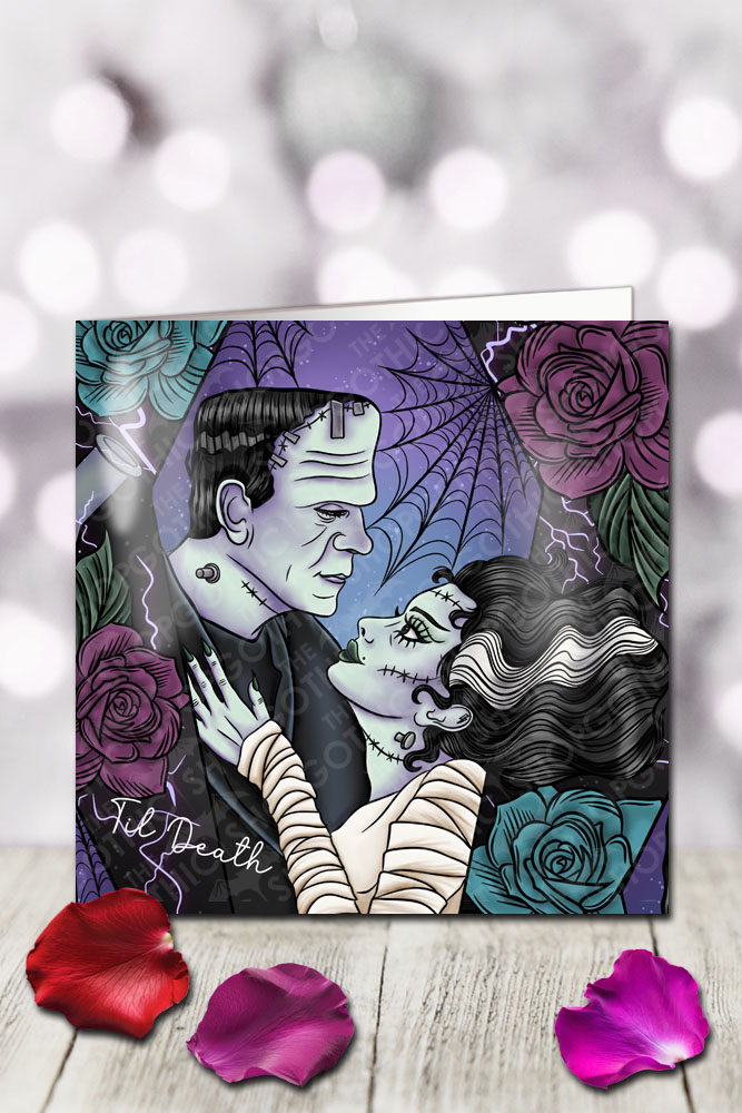 Lady Weird作品　You're My Valentineブラック 15019-til-death-frank-couple-