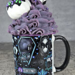 bookish nook spider bookshelves gothic mug gift