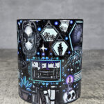 bookish nook spider bookshelves gothic mug gift