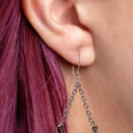 the attic bat dropper earrings by alchemy gothic