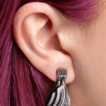 before dusk bat stud earrings by alchemy gothic